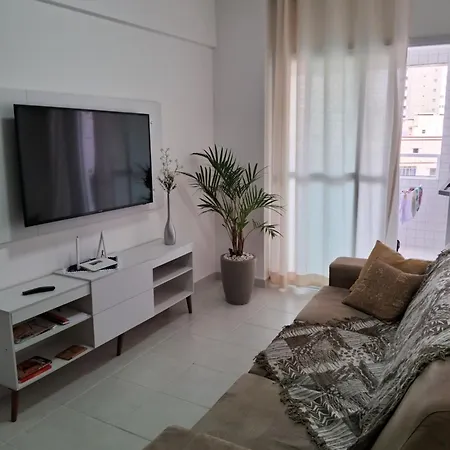 Apartamento Novo Vista Do Mar 64M2 2 Dorms Wi-Fi Estacionamento Gratis Praia Grande Mirim Exterior photo