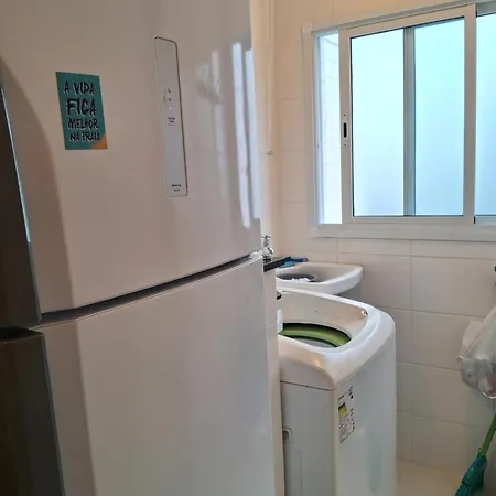 Apartamento Novo Vista Do Mar 64M2 2 Dorms Wi-Fi Estacionamento Gratis Praia Grande Mirim Exterior photo